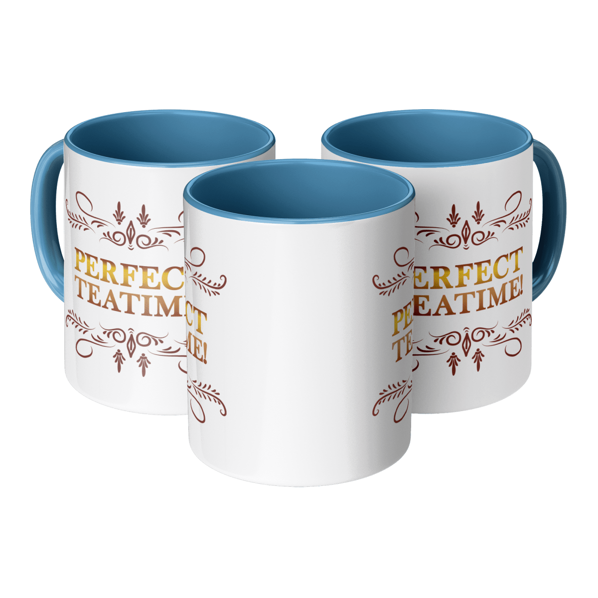Perfect Teatime 11oz Light Blue MugCustomly Gifts