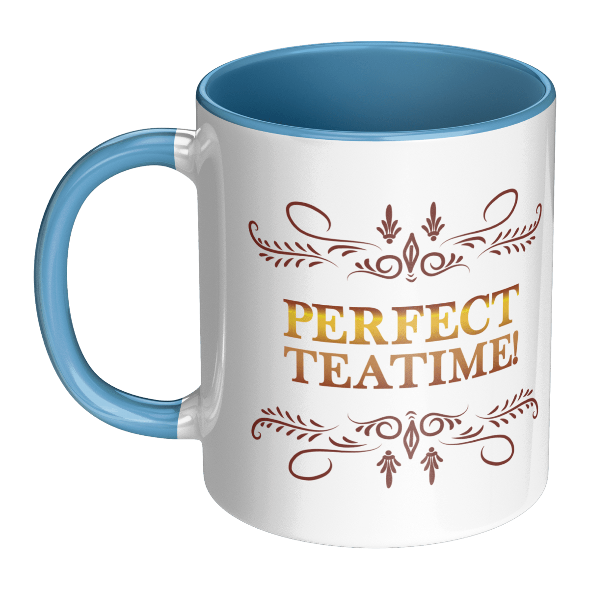 Perfect Teatime 11oz Light Blue MugCustomly Gifts