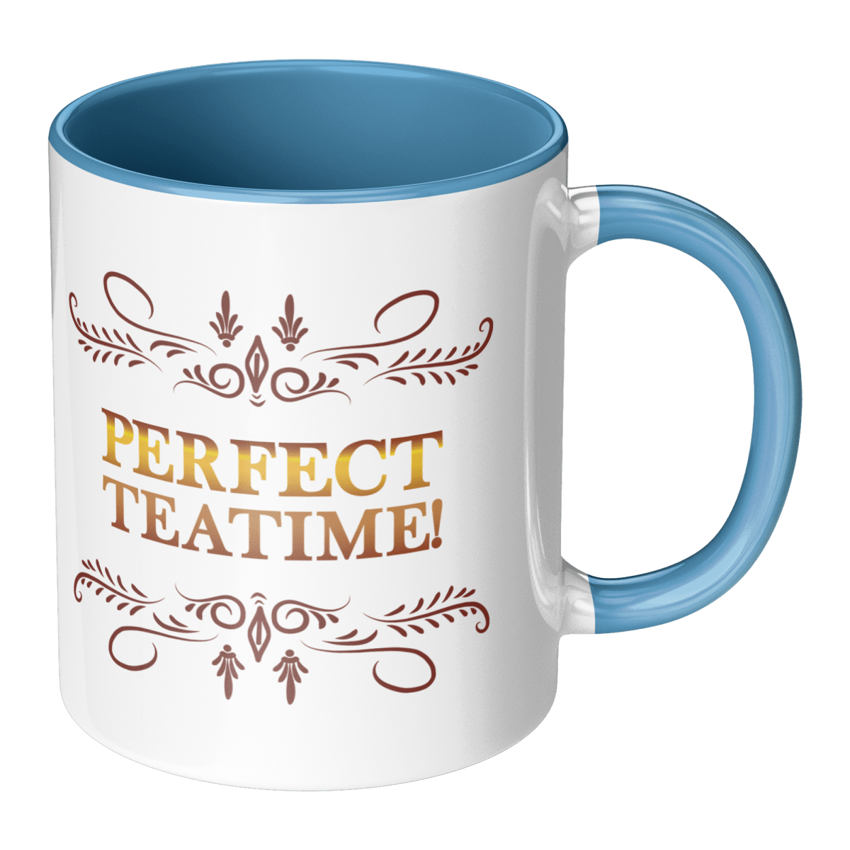 Perfect Teatime 11oz Light Blue MugCustomly Gifts