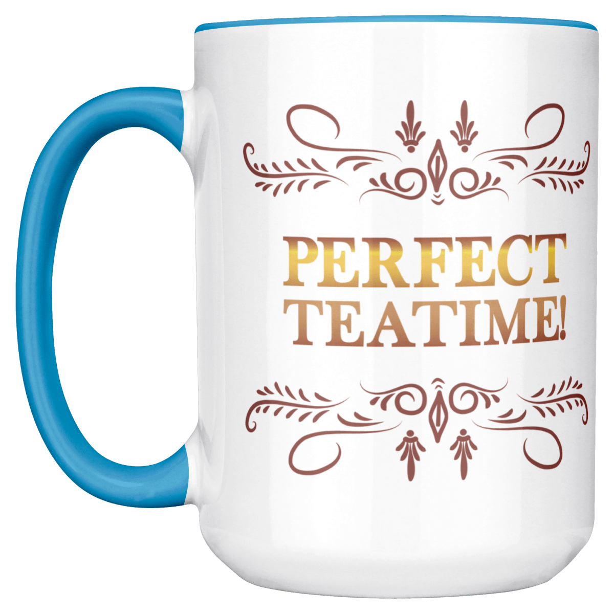 Perfect Teatime 15oz Light Blue MugCustomly Gifts