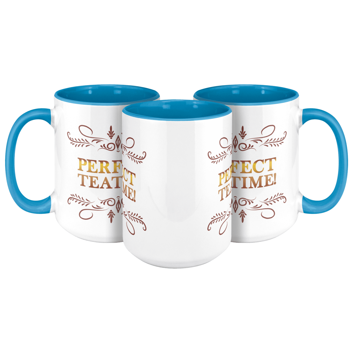 Perfect Teatime 15oz Light Blue MugCustomly Gifts