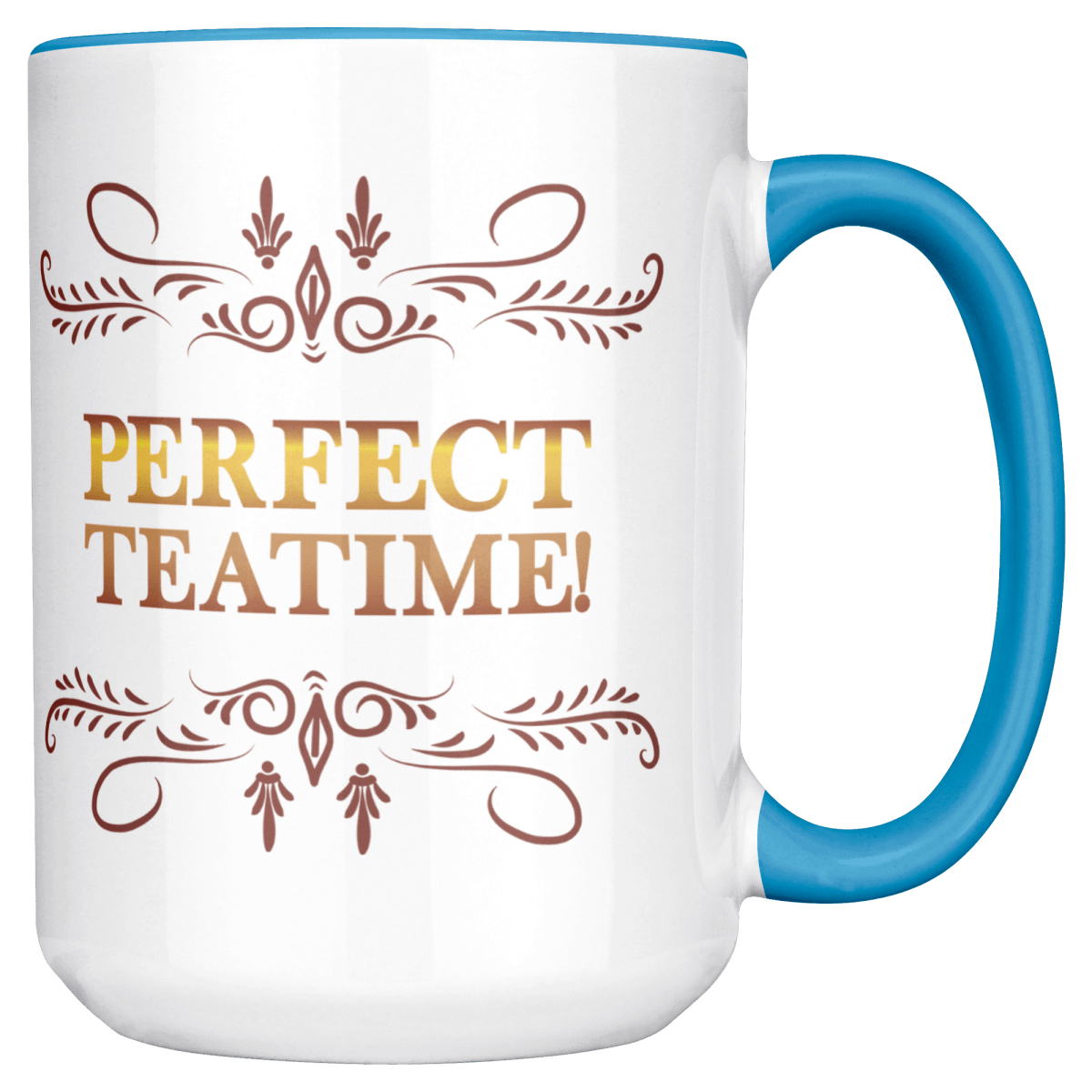 Perfect Teatime 15oz Light Blue MugCustomly Gifts