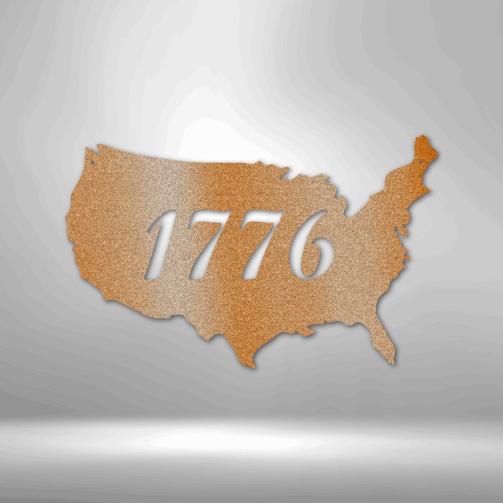 1776 - Steel SignCustomly Gifts