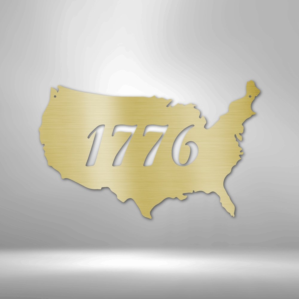 1776 - Steel SignCustomly Gifts