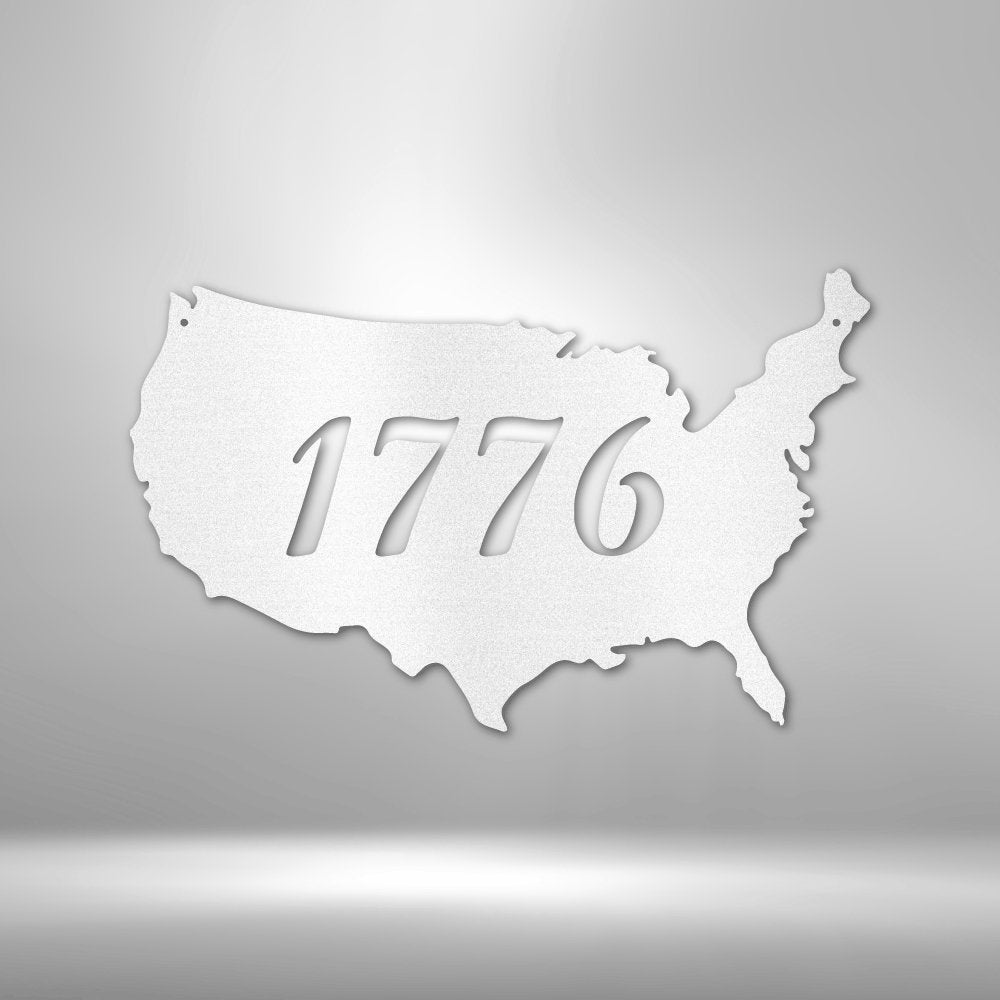 1776 - Steel SignCustomly Gifts