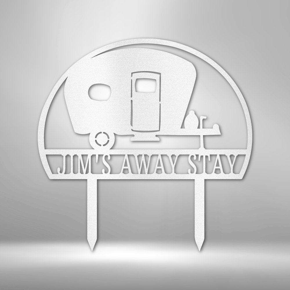 Camper Yard Stake Personalized Steel SignCustomly Gifts