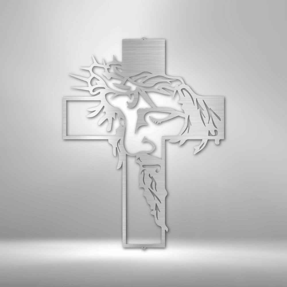 Christ Cross - Steel SignCustomly Gifts