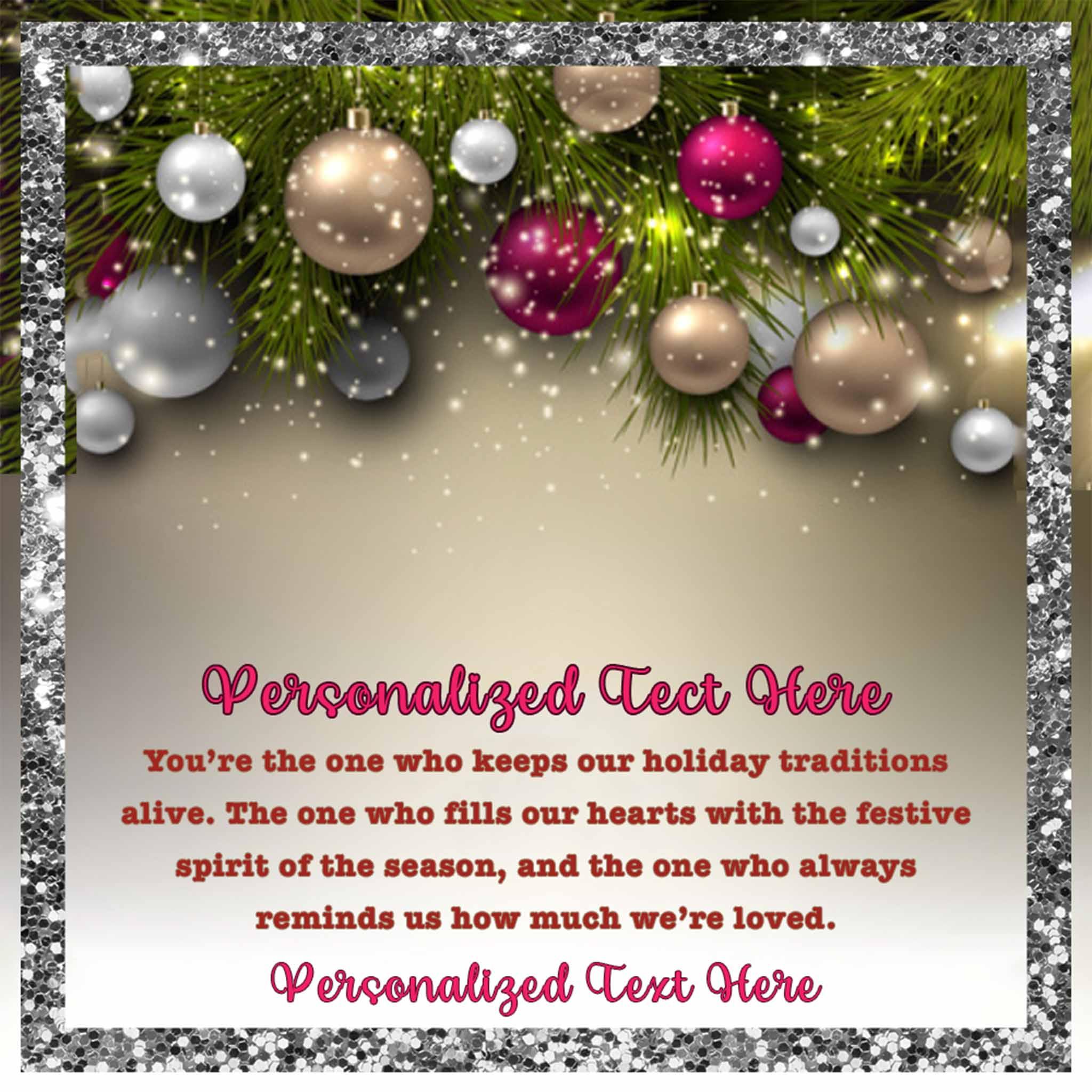 Everlasting Love Necklace Grandmother Christmas How Much We're Loved Personalized Insert CardCustomly Gifts
