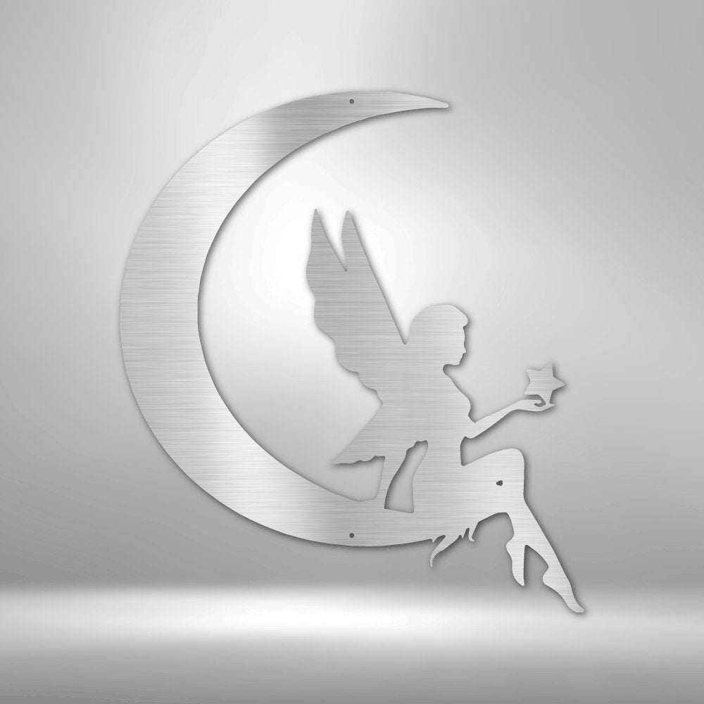 Fairy Moon - Steel SignCustomly Gifts