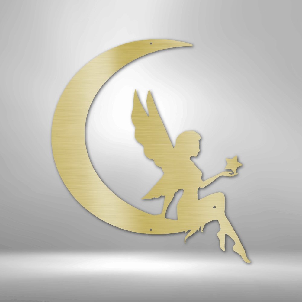 Fairy Moon - Steel SignCustomly Gifts