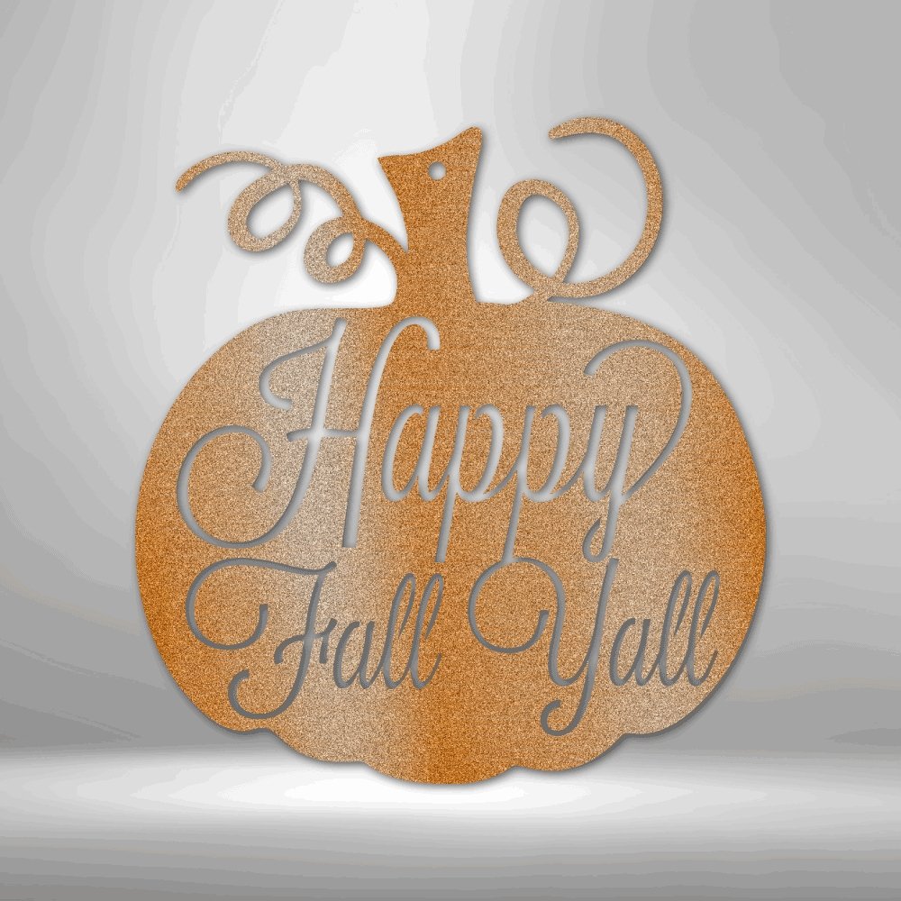 Fall Pumpkin - Steel SignCustomly Gifts