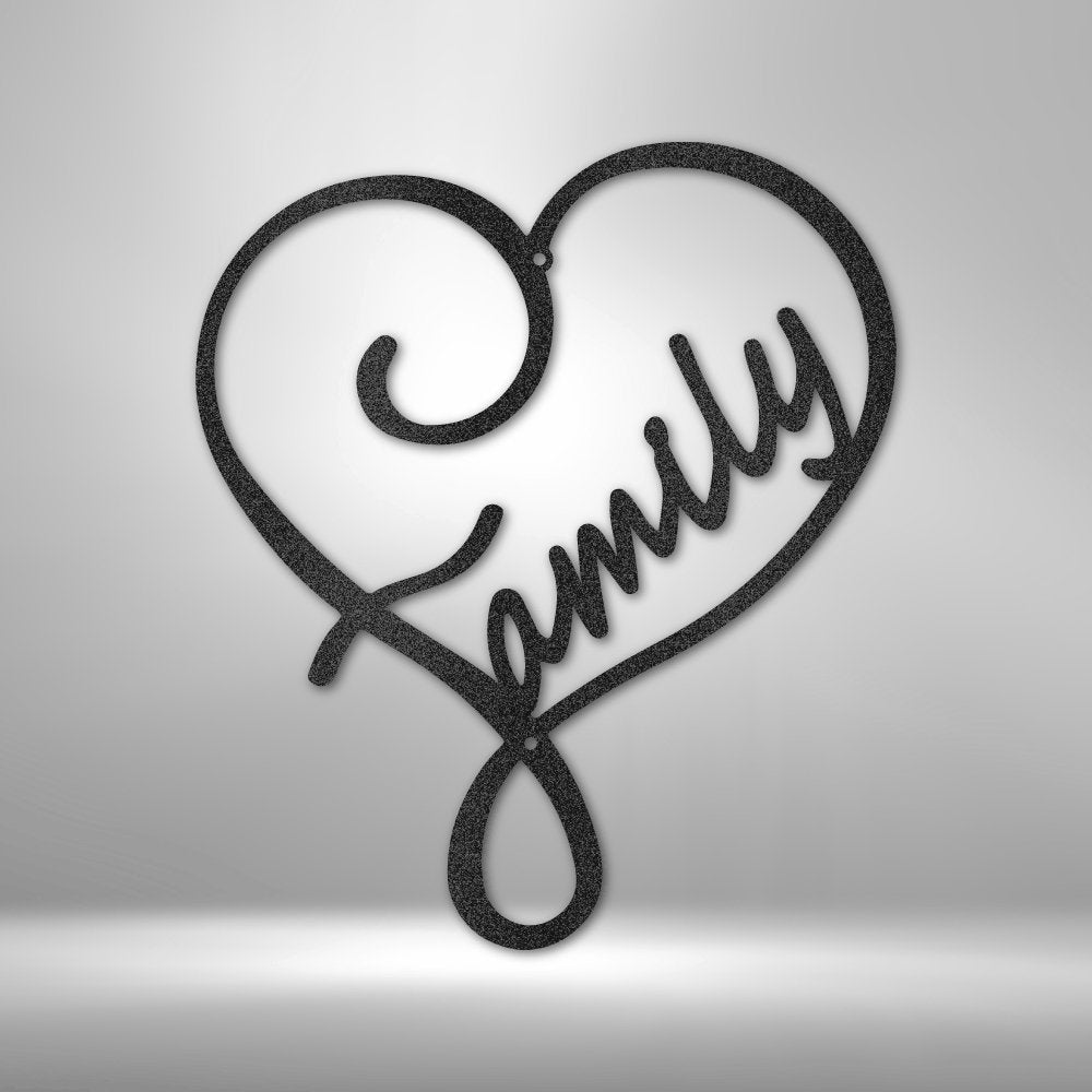 Family Love - Steel SignCustomly Gifts