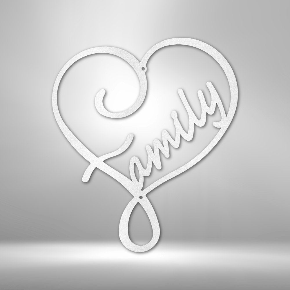 Family Love - Steel SignCustomly Gifts