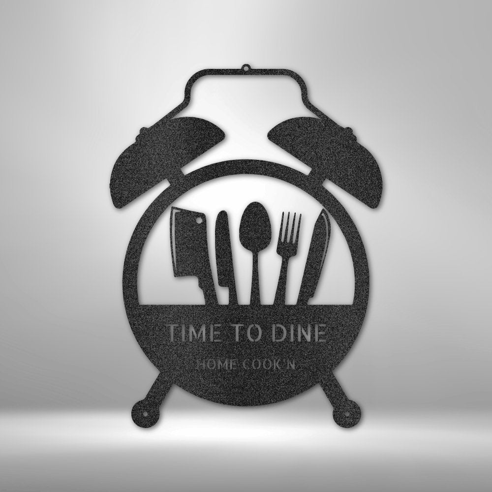 Food Time Personalized Text Steel SignCustomly Gifts