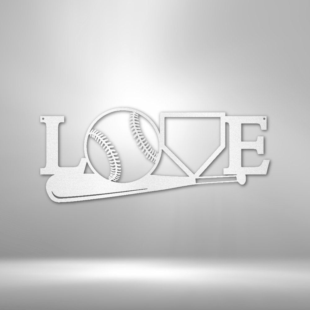 For The Love Of The Game Baseball Steel SignCustomly Gifts