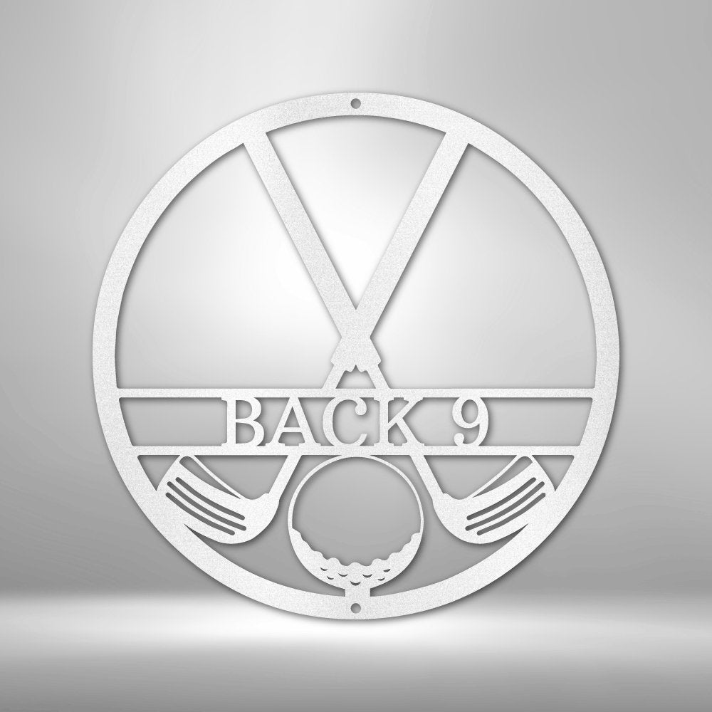 Golf Club Personalized Name Text Steel SignCustomly Gifts