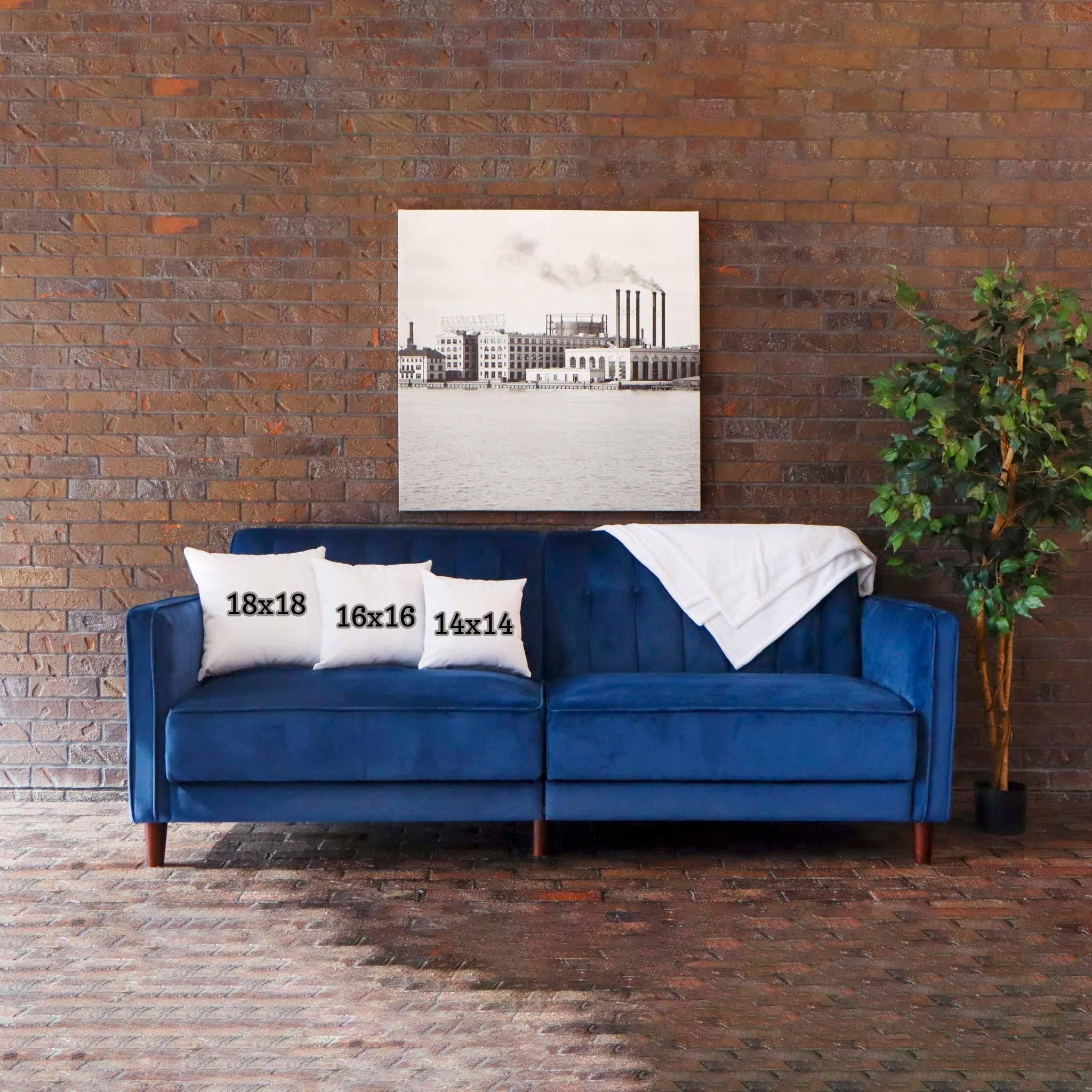 Grandma We Hugged This Little Pillow Poem v2 Personalized Throw PillowCustomly Gifts