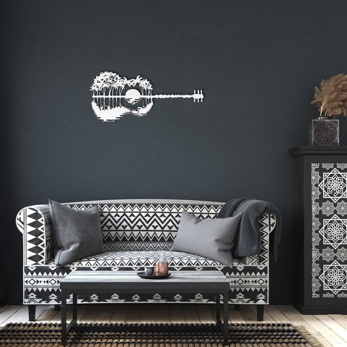 Guitar Paradise Steel Metal Sign Wall ArtCustomly Gifts