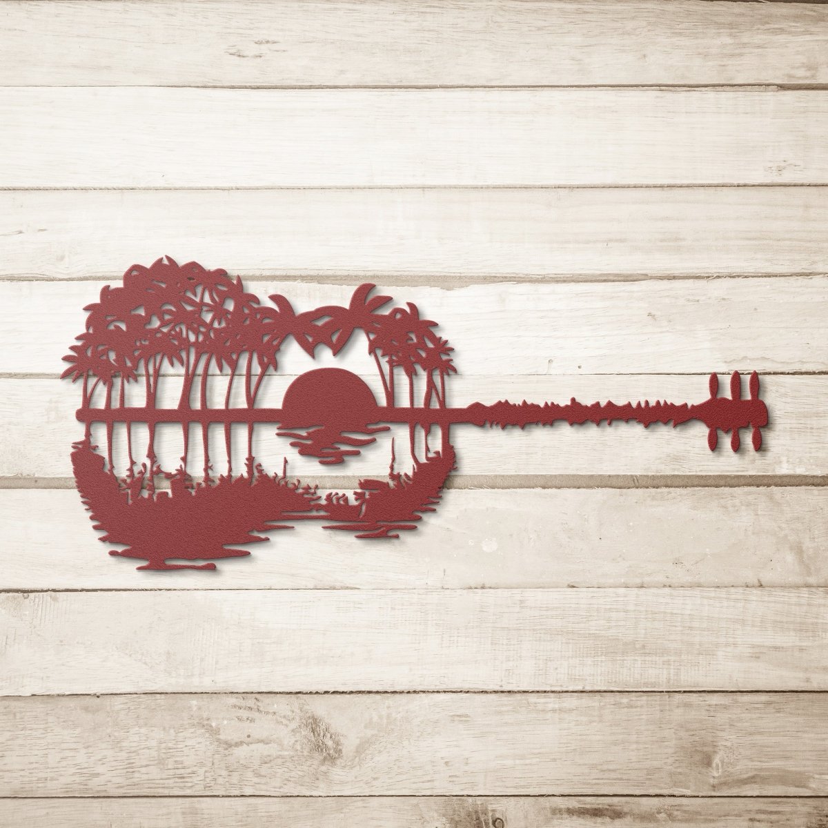 Guitar Paradise Steel Metal Sign Wall ArtCustomly Gifts