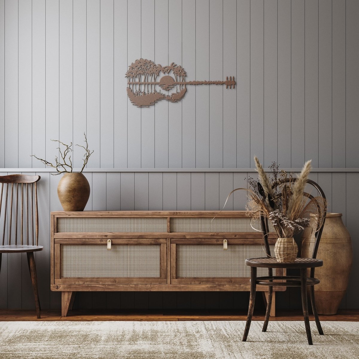 Guitar Paradise Steel Metal Sign Wall ArtCustomly Gifts