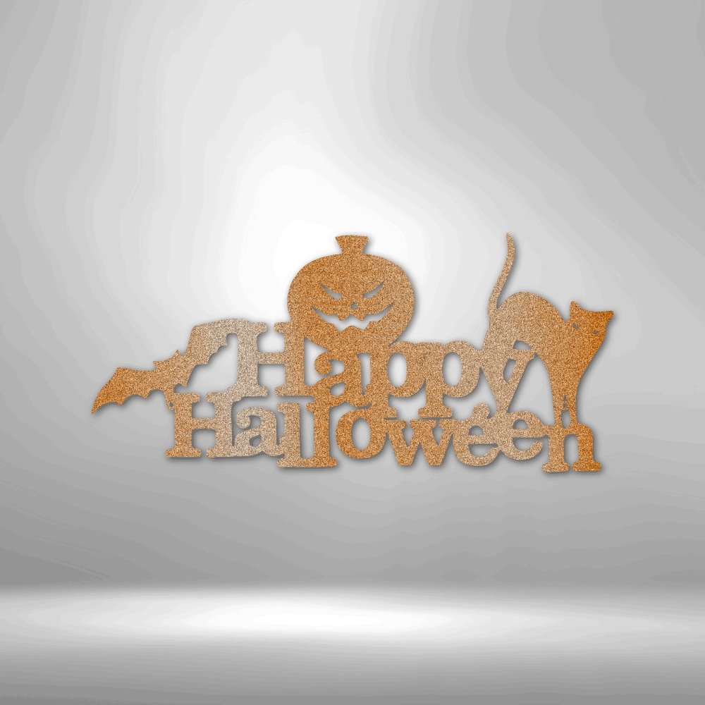 Happy Halloween - Steel SignCustomly Gifts