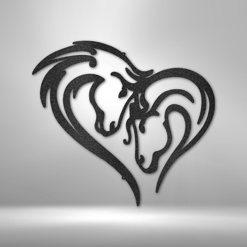 Horse Love Steel SignCustomly Gifts