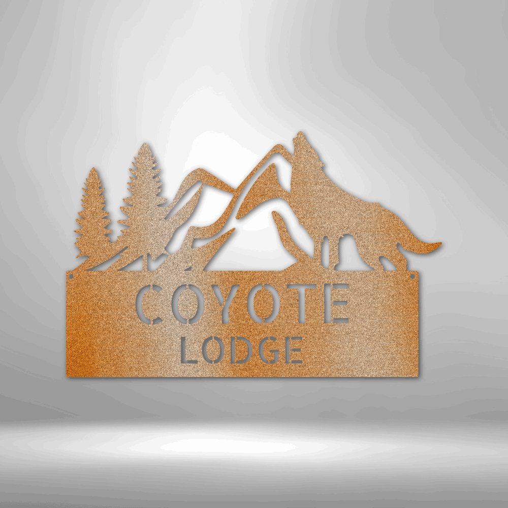 In To The Wild Personalized Name Text Steel signCustomly Gifts