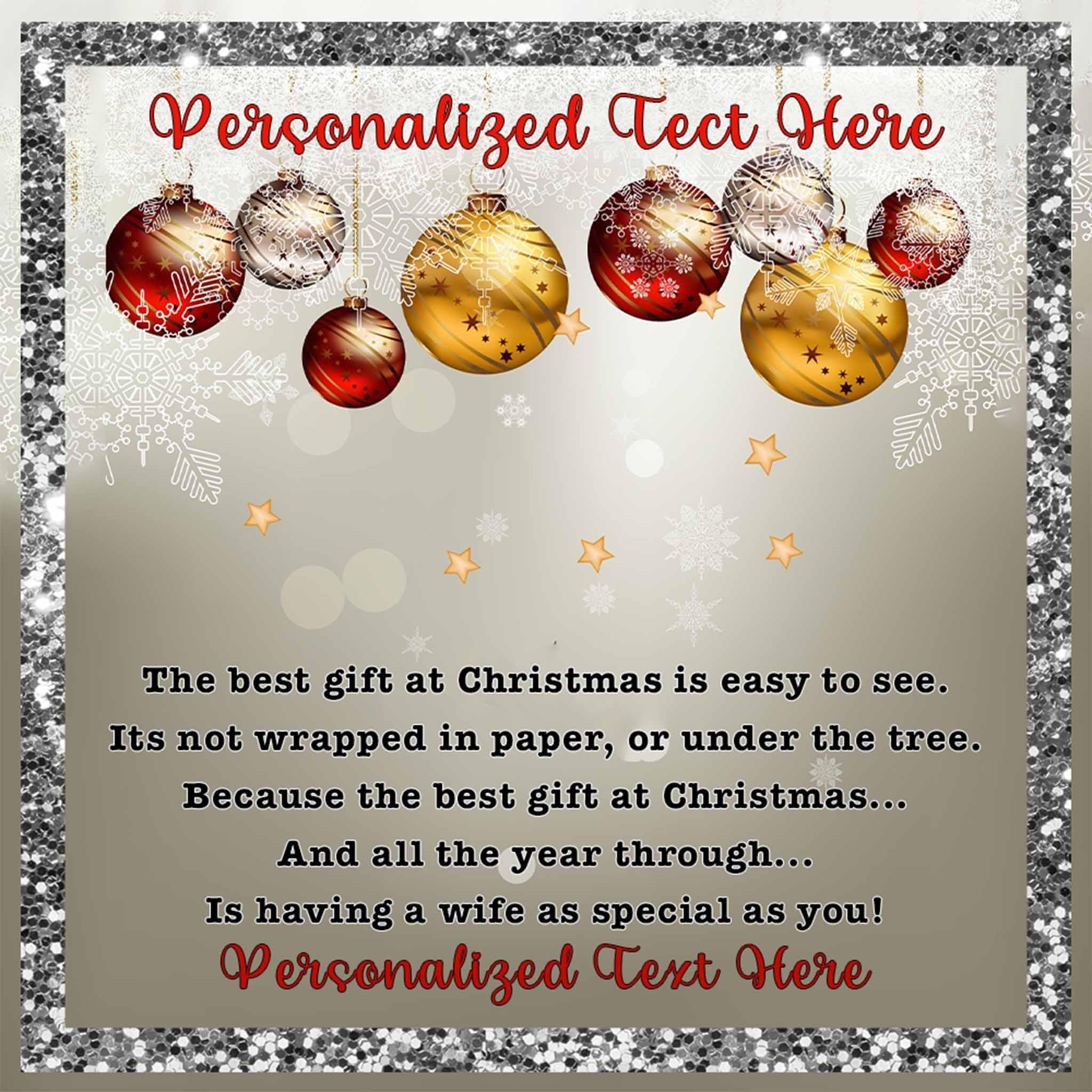 Love Knot Necklace Wife Best Gift At Christmas Personalized Insert CardCustomly Gifts