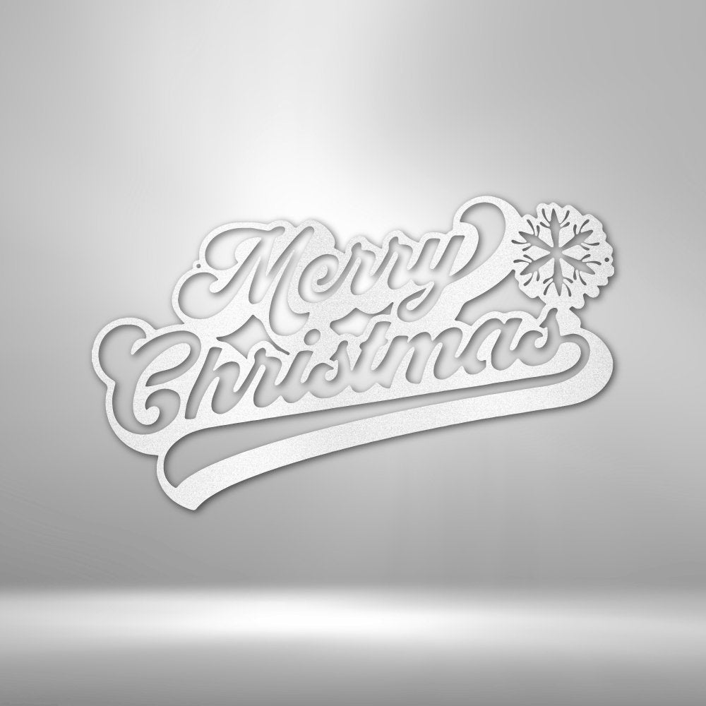 Merry Christmas Quote - Steel SignCustomly Gifts