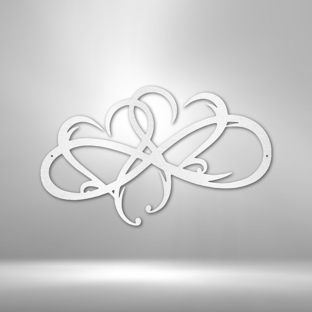 New Infinity Hearts - Steel SignCustomly Gifts