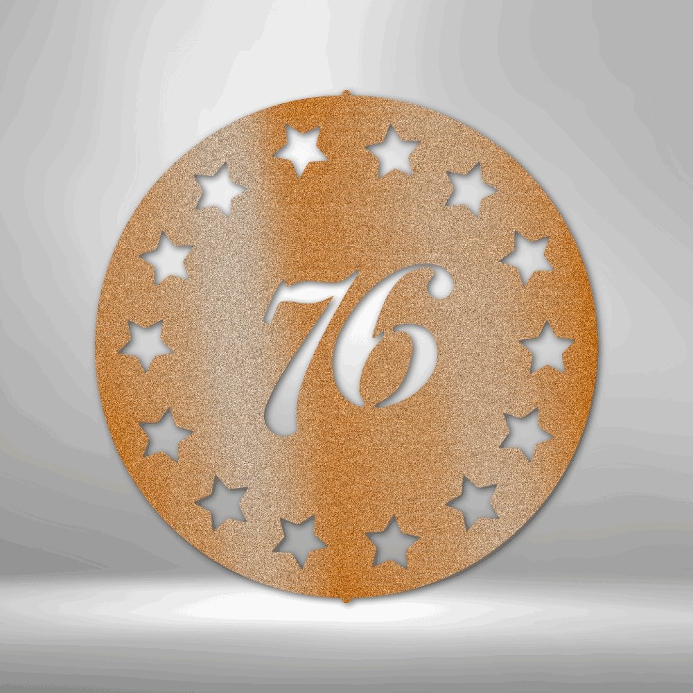 Old School 76 - Steel SignCustomly Gifts