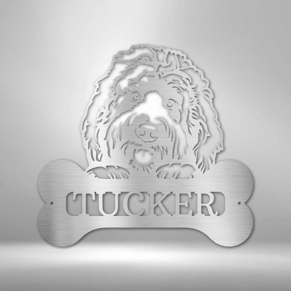 Pick Your Pup Personalized Name Text Steel SignCustomly Gifts
