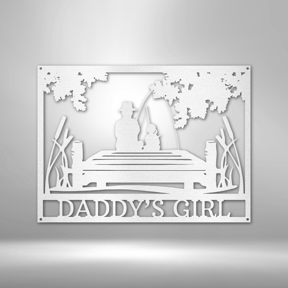 Quality Time Fishing Personalized Steel SignCustomly Gifts