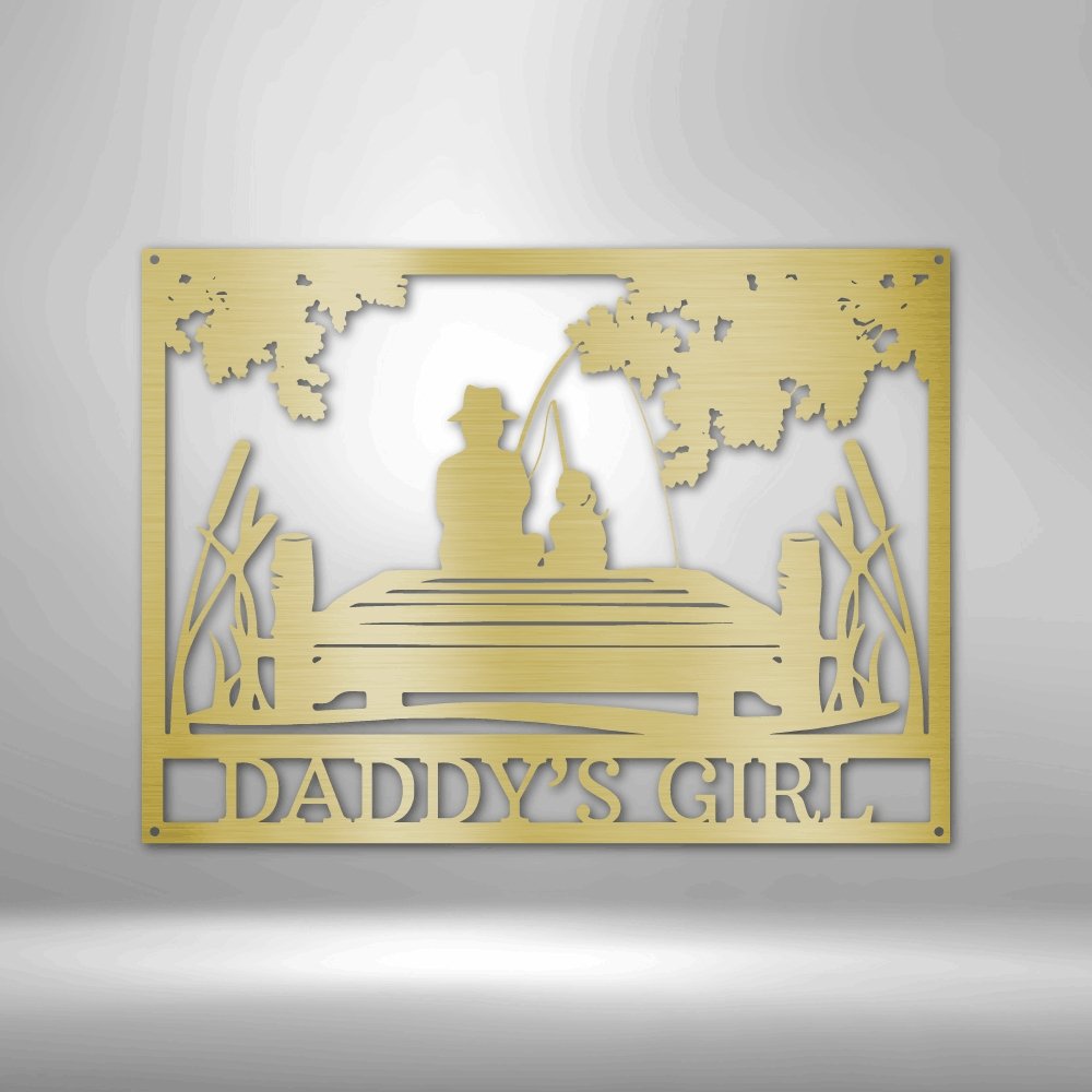 Quality Time Fishing Personalized Steel SignCustomly Gifts