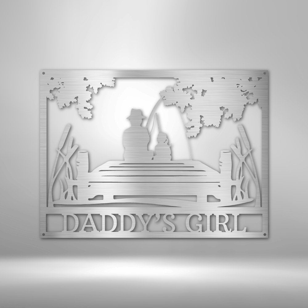 Quality Time Fishing Personalized Steel SignCustomly Gifts