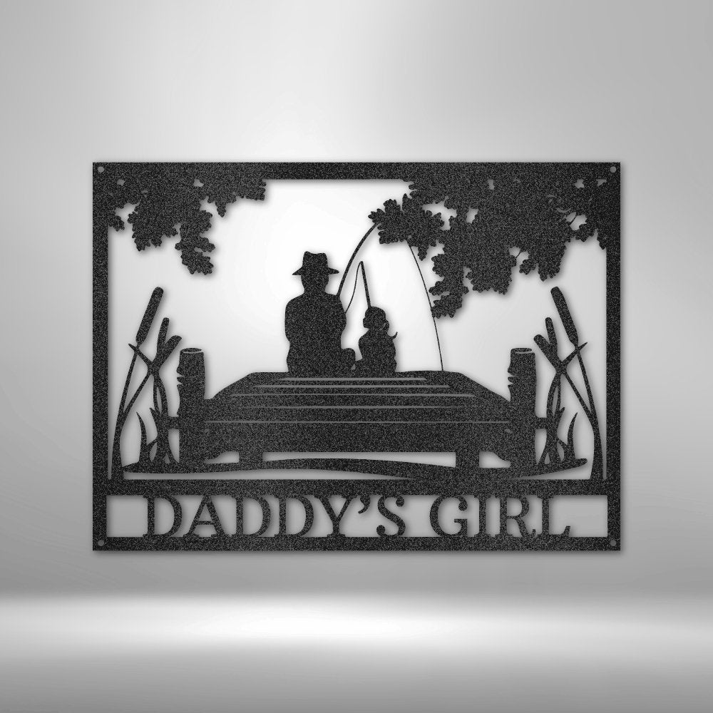 Quality Time Fishing Personalized Steel Metal Sign Wall Art