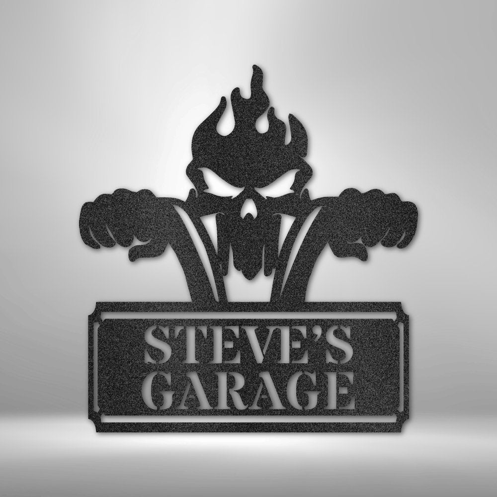 Rough Ride Personalized Name Text Steel SignCustomly Gifts