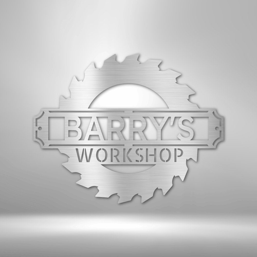 Sawmill Personalized Name Text Steel SignCustomly Gifts