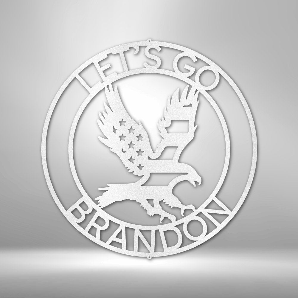 Screamin Eagle Personalized Text Steel SignCustomly Gifts