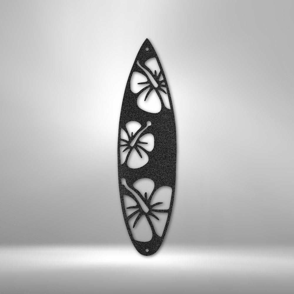 Surf Board Flowers - Steel SignCustomly Gifts