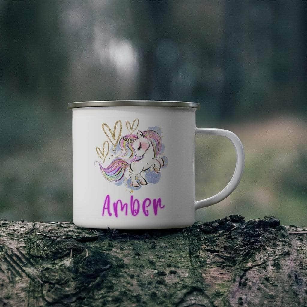 Unicorn and Hearts Colorful Custom Personalized MugsCustomly Gifts