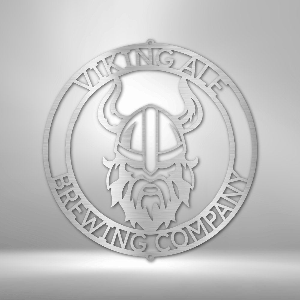 Viking Ring Personalized Name Text Steel SignCustomly Gifts