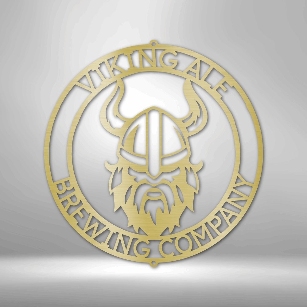Viking Ring Personalized Name Text Steel SignCustomly Gifts