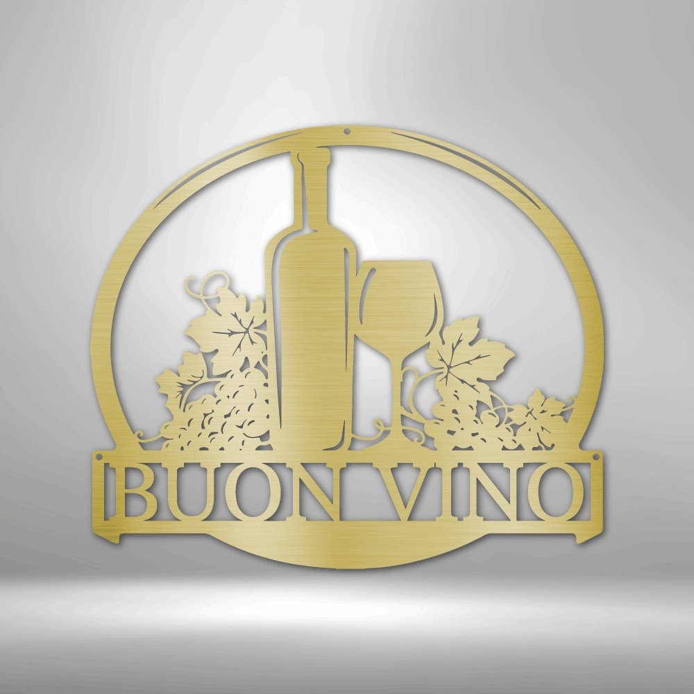 Vine Tinto Personalized Wine Steel SignCustomly Gifts