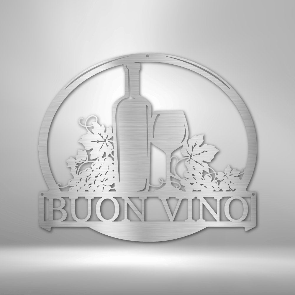 Vine Tinto Personalized Wine Steel SignCustomly Gifts