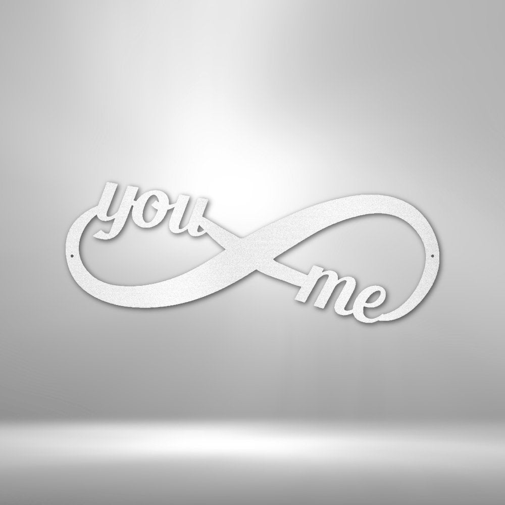 You and Me Infinity - Steel SignCustomly Gifts