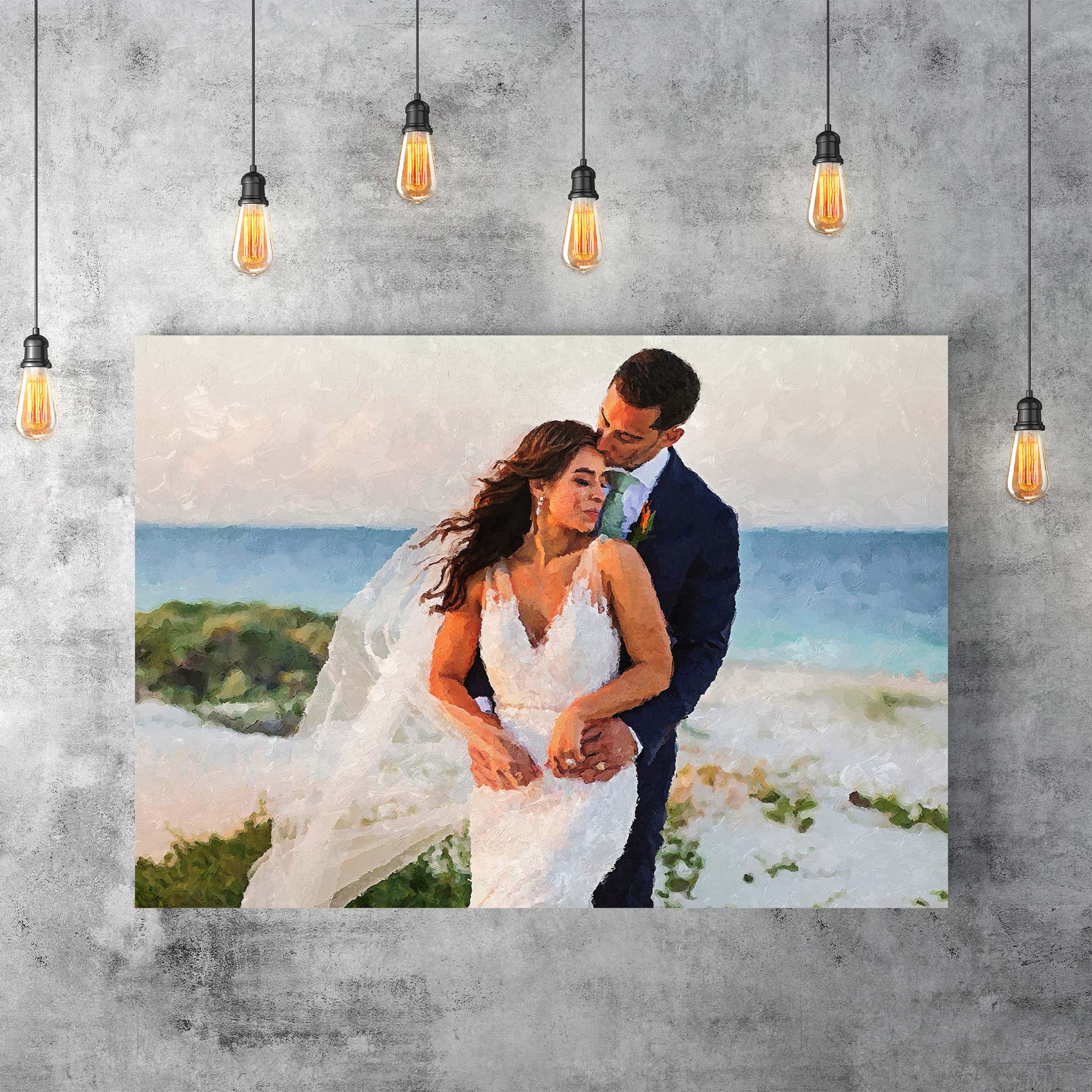 Palette Knife Oil Painting Style Prints | Customly Gifts