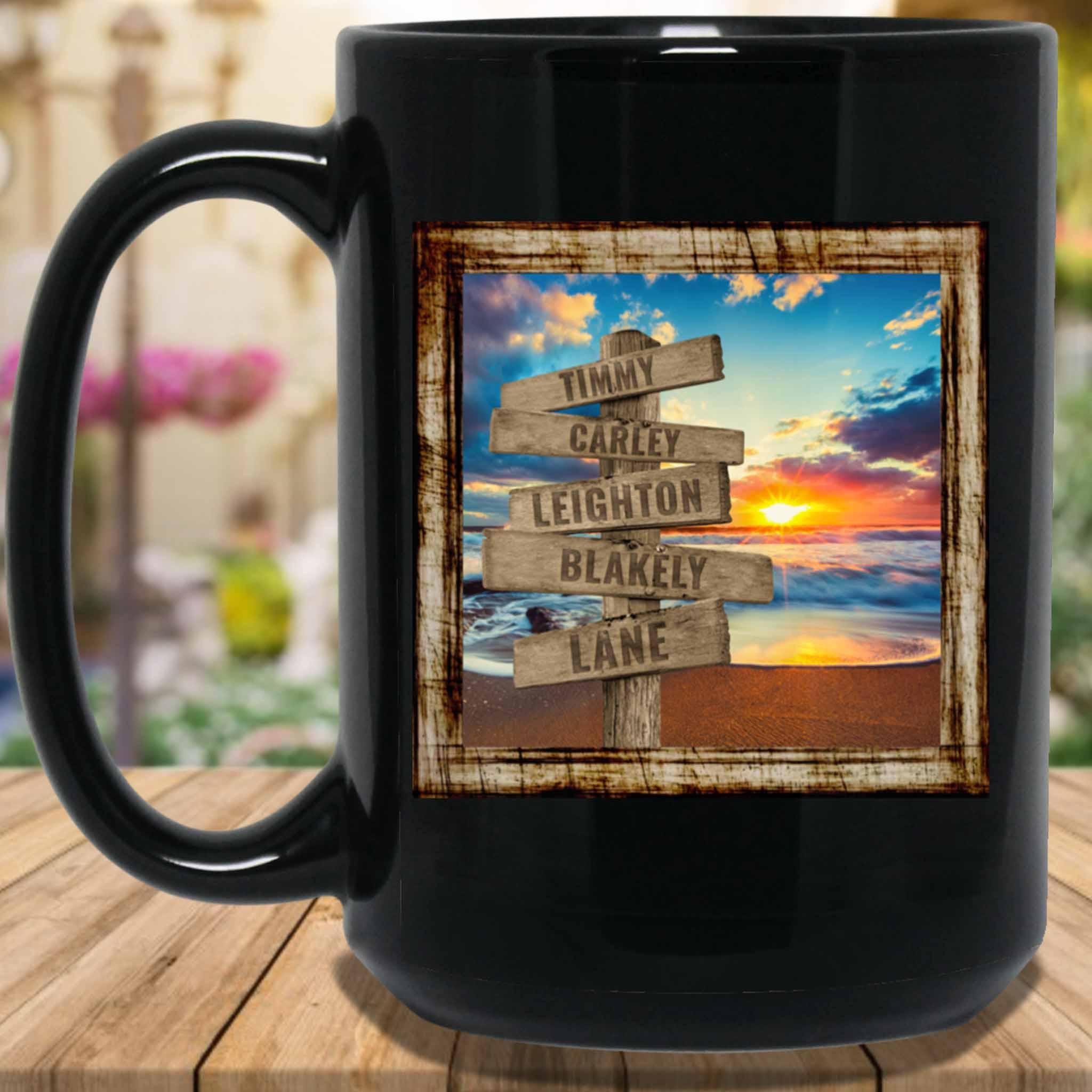Personalized Directional Sign Mugs | Customly Gifts
