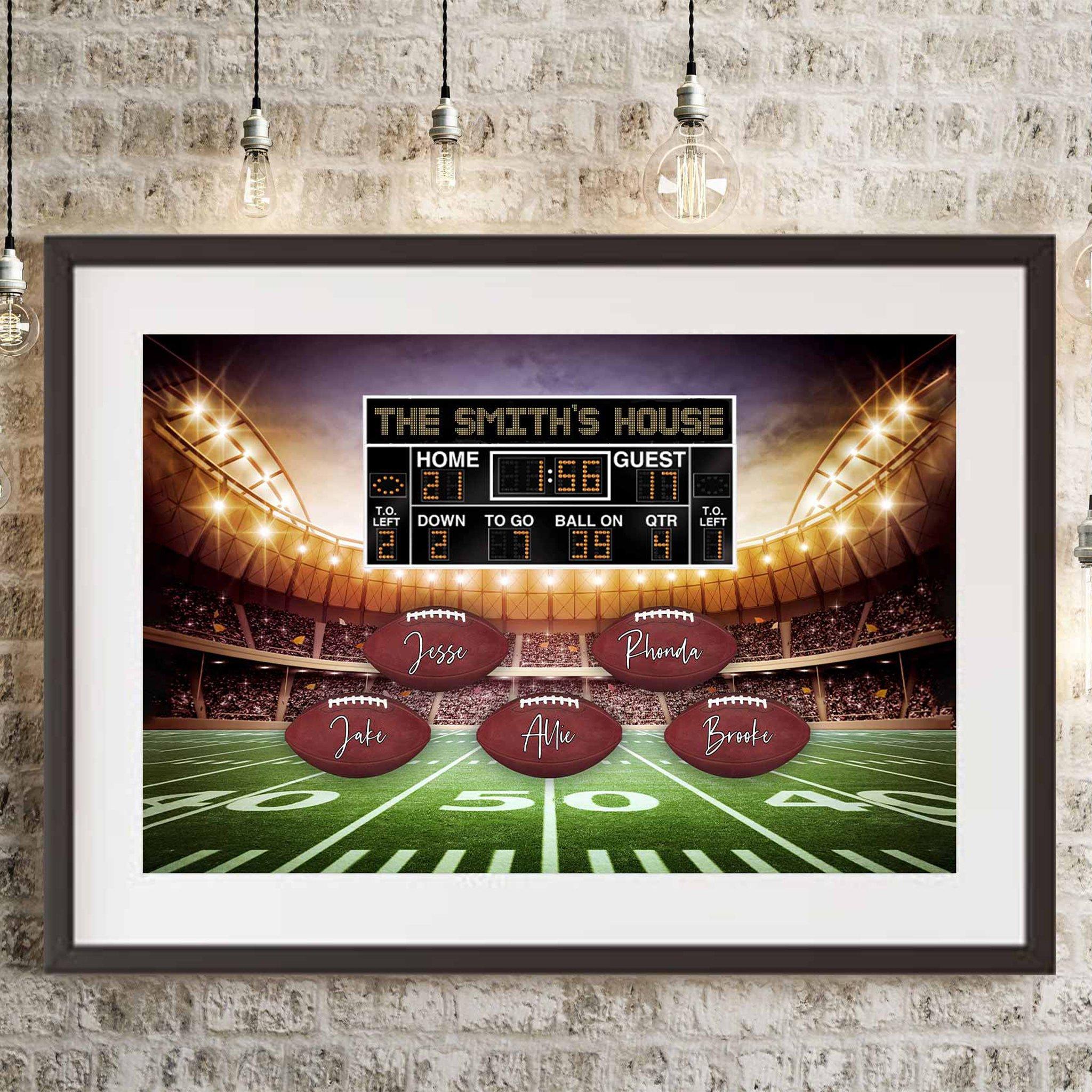 Personalized Sports Themed Canvas Prints | Customly Gifts