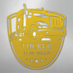 10 - 4 Roger Semi Truck Personalized Steel Metal Sign Wall ArtCustomly Gifts